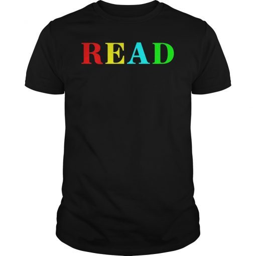 Teacher Reading Read in Color Book T-Shirt