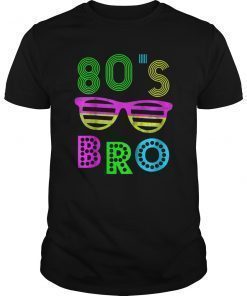 This Is My 80s Bro Neon T-Shirt 80's 90's Party Tee