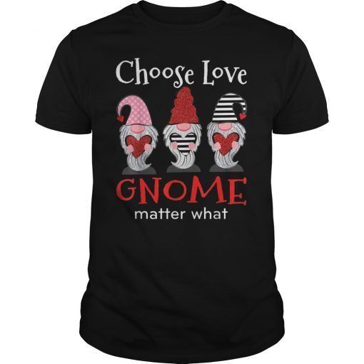 Three Gnomes Holding Shirt