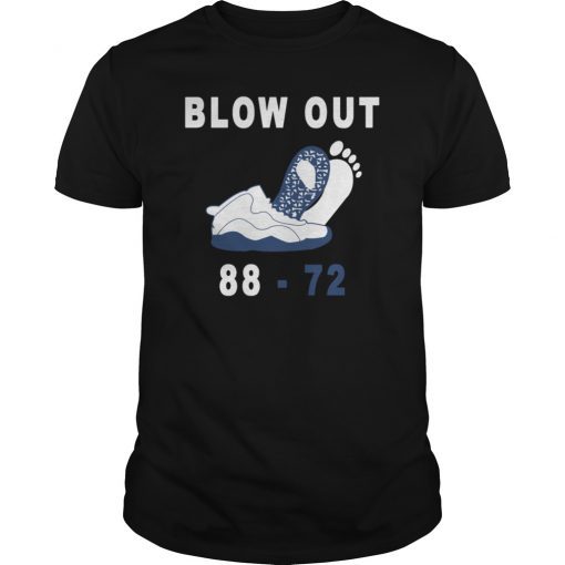 UNC Blowout 88 72 Funny Shirt