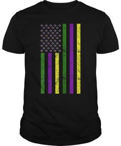 US Mardi Gras Flag T-Shirts