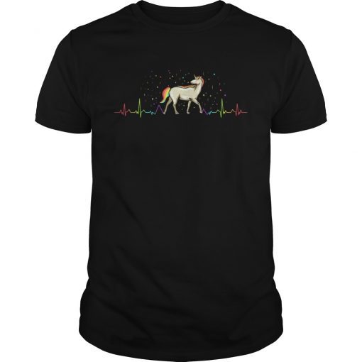 Valentine's Day Unicorn Love T-Shirt Unicorn Lover Red Heart