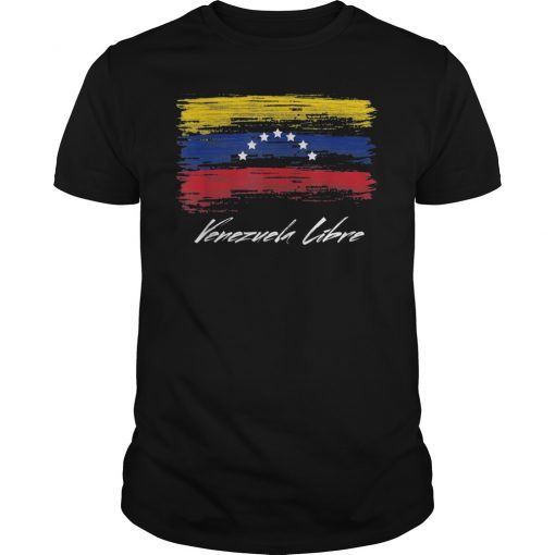 Venezuela 7 Star Flag T-Shirt Venezuela Libre