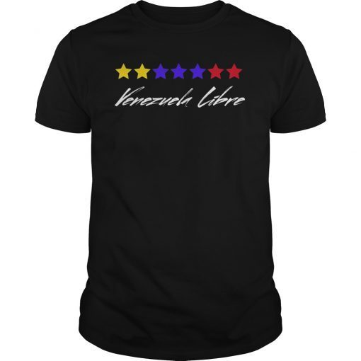 Venezuela Libre 7 Star Flag Shirt