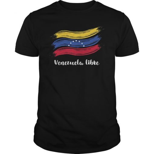 Venezuela Libre Seven Stars Flag T-Shirt