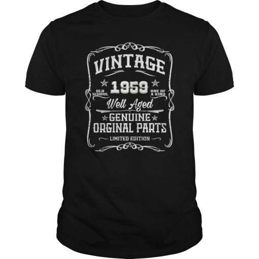 Vintage 1959 60th gift 60 Years old Funny T-Shirt