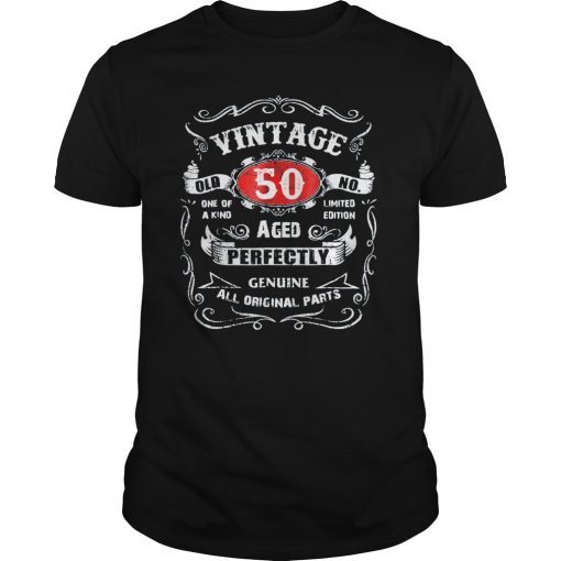 Vintage 1969 50th gift Old No. 50 Perfectly T-shirt