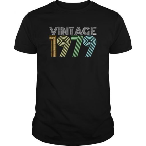 Vintage 1979 Retro 70's 40th Gift T-Shirt