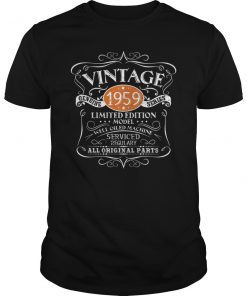 Vintage 60th February 1959 Shirt 60 Years Old Gift