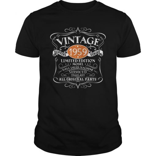 Vintage 60th February 1959 Shirt 60 Years Old Gift