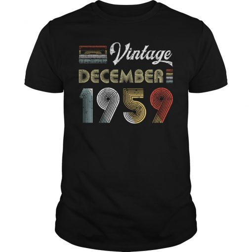 Vintage December 1959 60th 80s Style T-Shirt