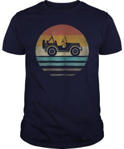 Vintage Jeeps Retro 70s Distressed Off Road T-Shirt