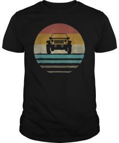 Vintage Jeeps Tee Shirt Retro 70s Distressed Off Road Men Women