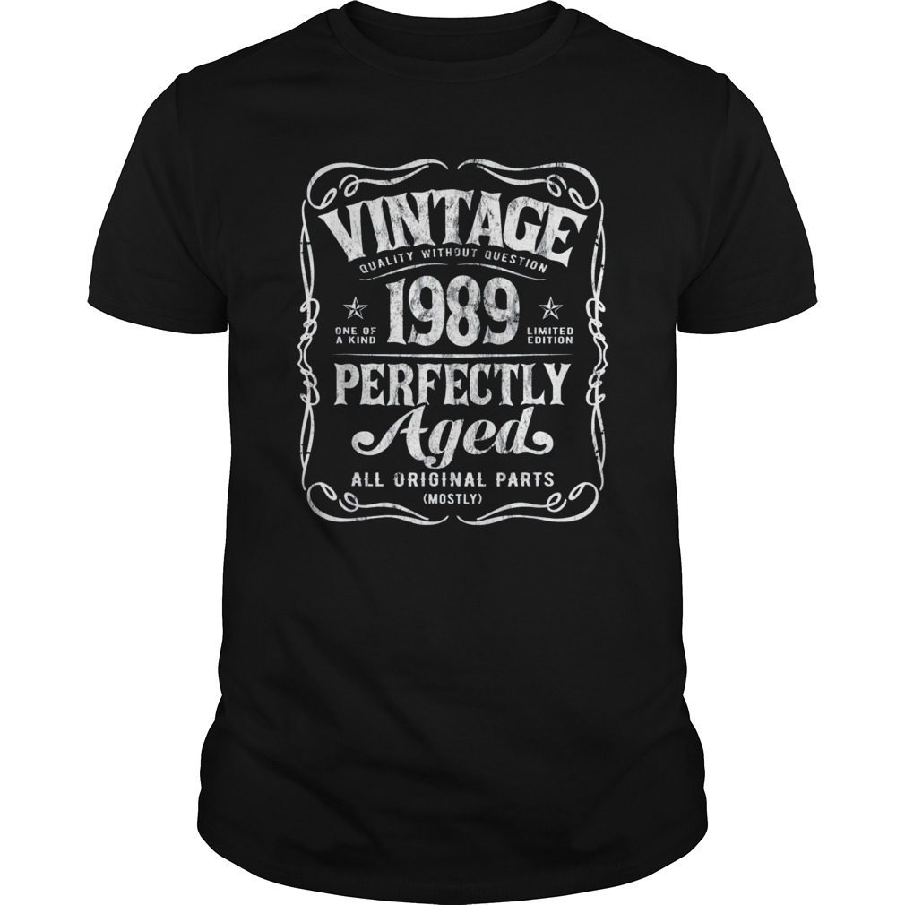 Vintage Made In 1989 T-Shirt 30th Gift