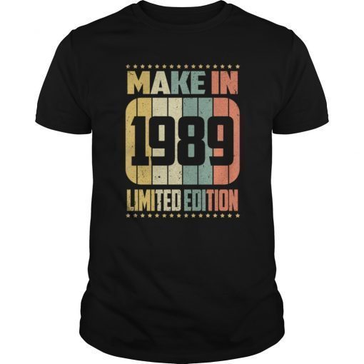 Vintage Made in 1989 30 Years of Being Awesome T-Shirt