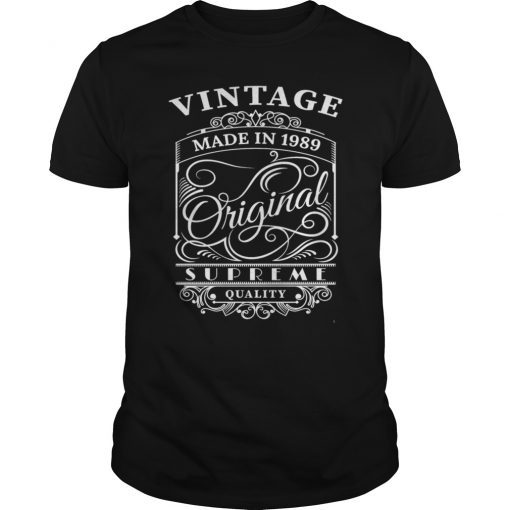 Vintage Made in 1989 Original T-Shirt