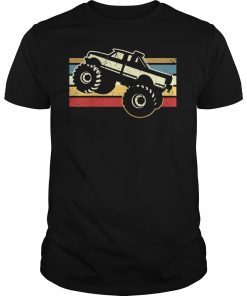 Vintage Monster Truck Shirt Men Boy Kids