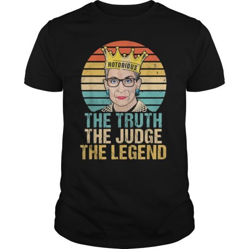Vintage Notorious Rbg Legend Ruth Bader Ginsburg Shirt Gifts