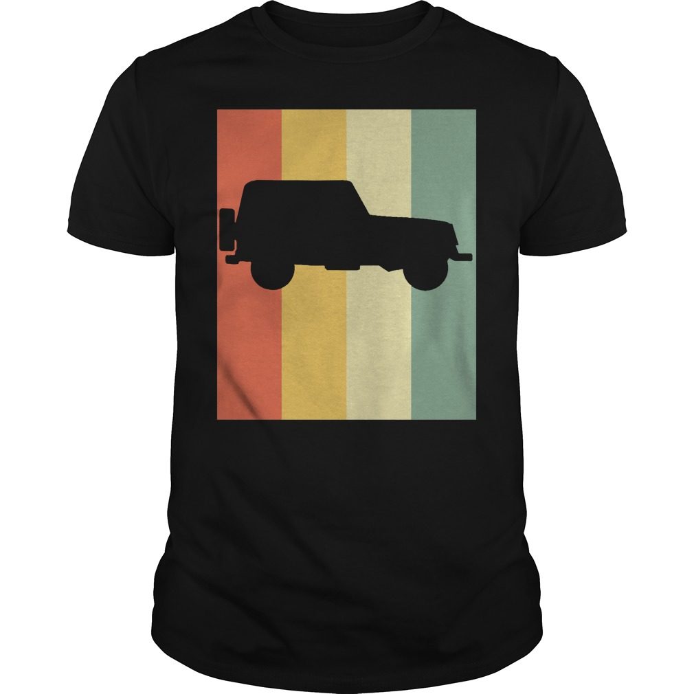 Vintage Off Road 4×4 Tee Shirt For Jeep Drivers
