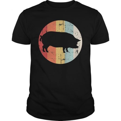 Vintage Pig Tee Shirt Chinese New Year Men Women 2019