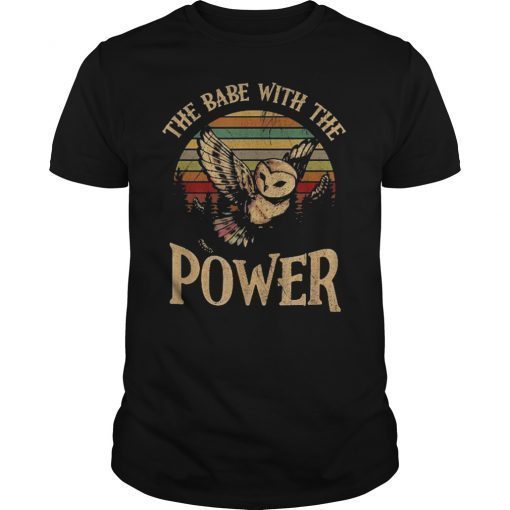 Vintage Retro The Babe With The Power T-Shirt