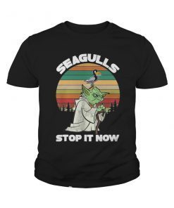 Vintage Seagulls Stop it Now Distressed Tshirt Women Men
