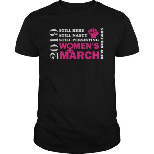 Women's March January 2019 New Orleans Louisiana T-Shirt