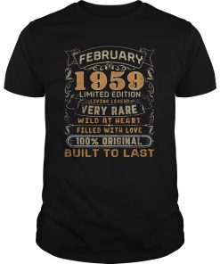 Womens Vintage 1959 60th gift 60 Years old Funny Shirt