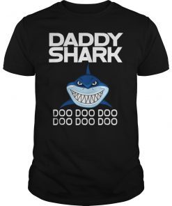 daddy shark doo doo shark shirt