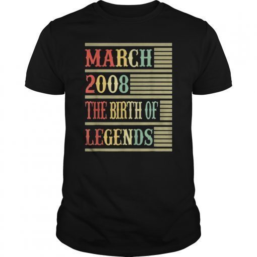 11th Gift March 2008 T Shirt- The Birth Of Legends