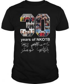 30 Years Nkotb Signatures Shirt
