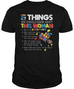 5 Things You Should Know About My Autism Son Unisex Shirt