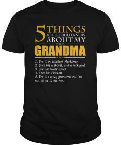 5 things you should know about my grandma T-Shirt