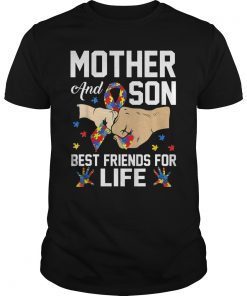 Autism Awareness TShirt Mother And SoAutism Awareness TShirt Mother And Son Best Friend For Lifen Best Friend For Life
