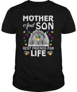 Autism Awareness TShirt Mother And Son Best Friend For Life