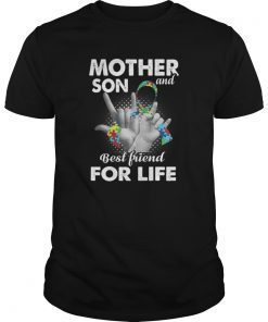 Autism Awareness TShirt Mother And Son Best Friend For Life