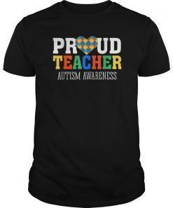 AutismTeacher Awarness Day Proud Teacher April 2 2019 TShirt