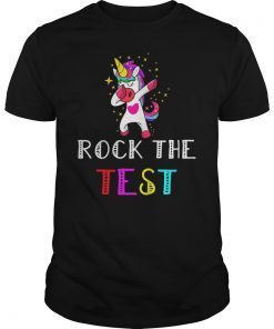 Awesome Rock The Test Gift Shirt Student teacher