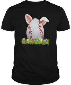Baseball Easter Egg Bunny T Shirt Kids Women Men Gifts