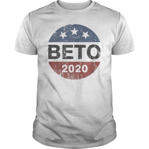Beto O'Rourke 2020 T-Shirt Vintage Button