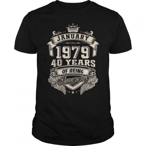 Born in February 1979 40th Bday gifts T-Shirt
