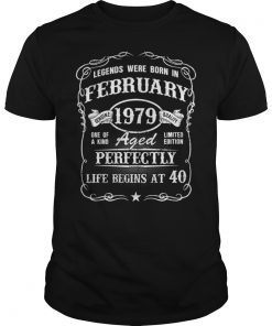 Born in February 1979 Legends are Born in 1979 T-Shirt
