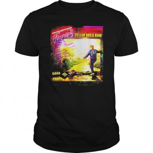 Brick Road T Shirt John Goodbye-Elton Farewell Yellow Shirt
