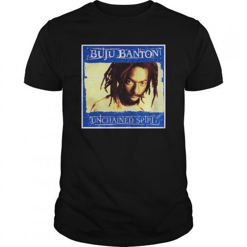 Buju Banton Unchained Spirit Reggae Rastafari Roots TShirt