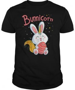 Bunnicorn Cute Bunny Unicorn Easter Day Shirt For Girl Kids