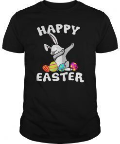 Bunny Dabbing Happy Easter Day Shirt Gift For Boys