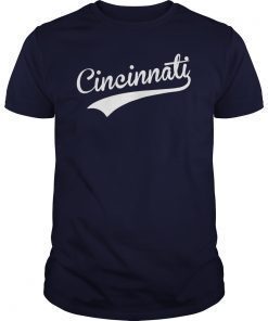City of Cincinnati T-Shirt Baseball Sports Style Casual