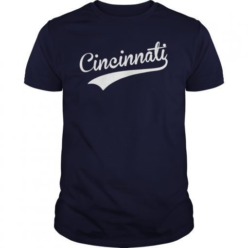 City of Cincinnati T-Shirt Baseball Sports Style Casual