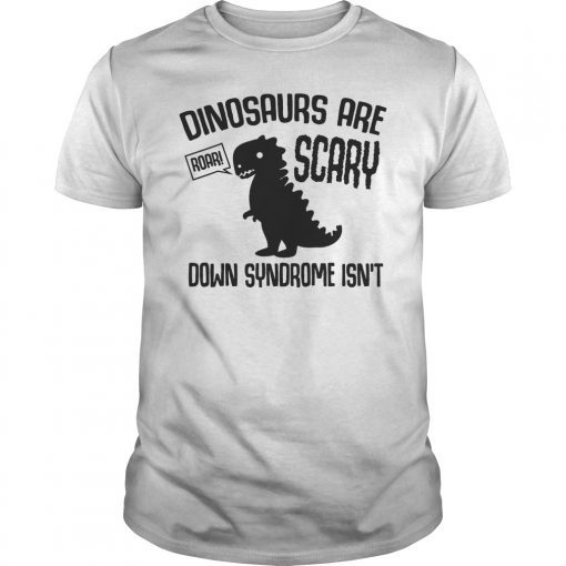 Cute Dinosaur World Down Syndrome Day Tee Shirt