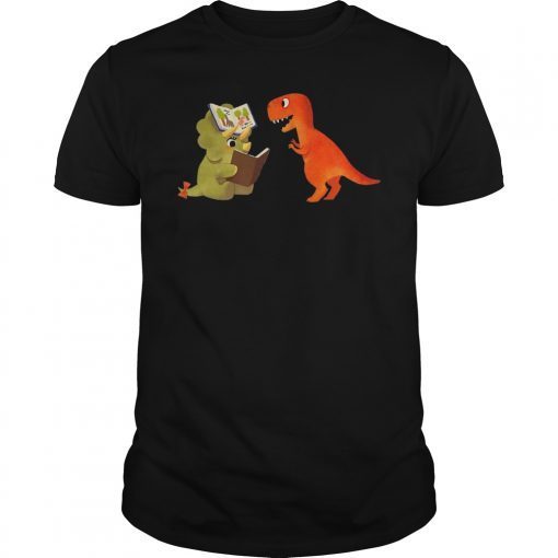 Cute Dinosaurs Book Tee Shirt